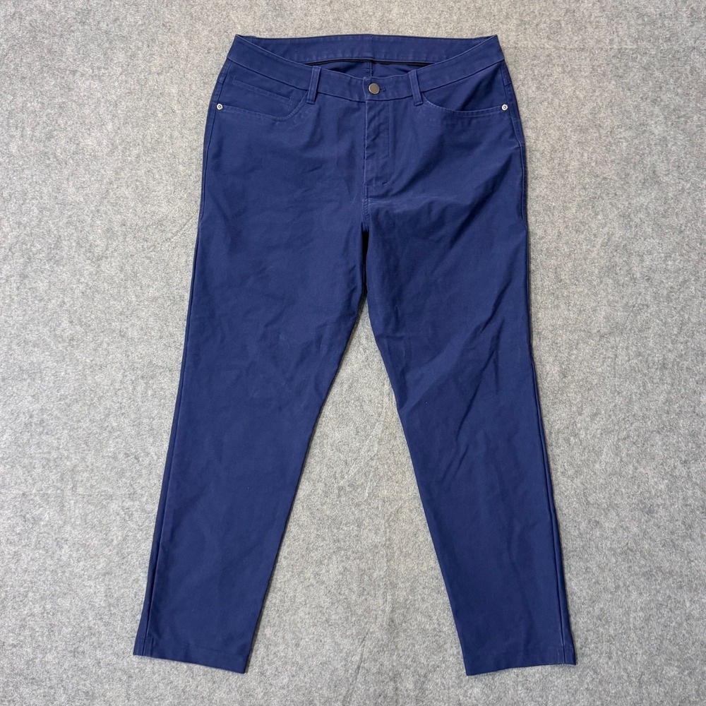 Lululemon Athletica Night Sea Blue ABC Slim Fit Utilitech Pants Men's Size 32x28